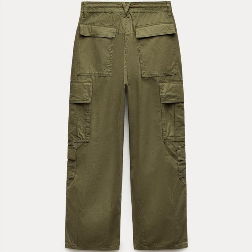 LOOSE FIT CARGO PANTS ZW COLLECTION SIZE 36 - Picture 6 of 11